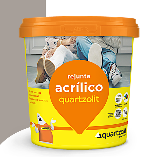 REJUNTE ACRÍLICO QUARTZOLIT CINZA OUTONO 1.0KG