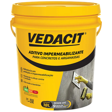 VEDACIT ADITIVO IMPERMEABILIZANTE 18.0KG