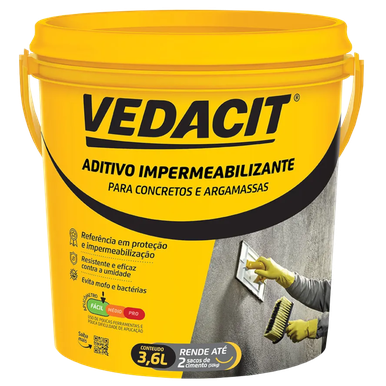 VEDACIT ADITIVO IMPERMEABILIZANTE 3.6KG