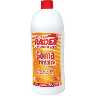 COLA GOMA ARABICA  - 1KG - UN - RADEX