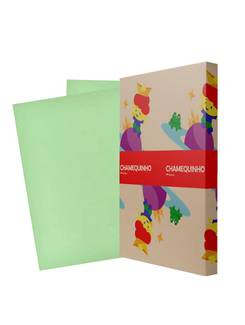 PAPEL CARTOLINA CHAMEQUINHO 50X66 - 120G - VERDE - PCT 100 - CHAMEX