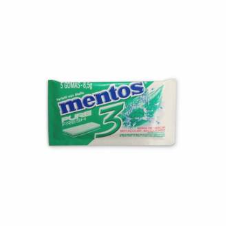 CHICLE MENTOS PURE FRESH 3+ 8,5G - SPEAR MINT - UN - PERFETTI VAN MELLE