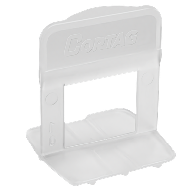 BASE NIVELA PISO CORTAG TRANSPARENTE - PACOTE COM 50 UNIDADES 1.5 MM