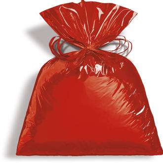 SACO PARA PRESENTE C/25 METALICO VERMELHO - 795126 - 45x59 - UN - CROMUS