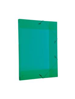 PASTA ELASTICO PLASTICA 2CM OFICIO - 0255 - VERDE - UN - DELLO
