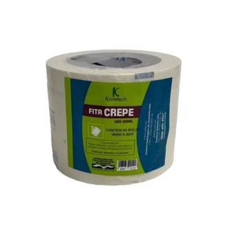 FITA ADESIVA CREPE 18X50 - 3057 - PCT 5 - KORETECH