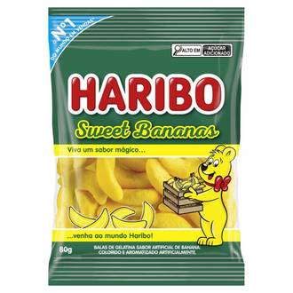 BALA GELATINA 50G - SWEET BANANA - UN - HARIBO