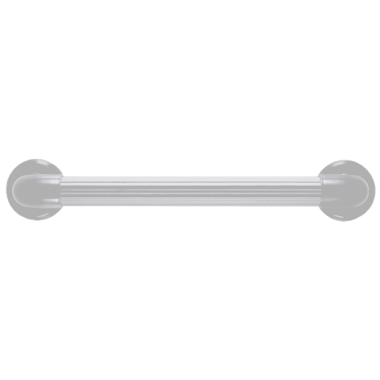 BARRA DE APOIO RETA EM PVC ASTRA 36 MM x 60 CM BR1 BRANCO