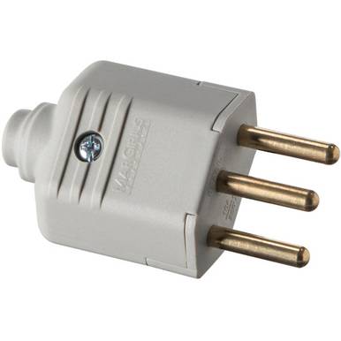 PINO MARGIRIUS MACHO 10A CINZA PLD1-3 2P+T