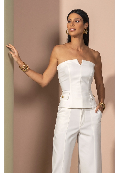 Blusa Malu Off White