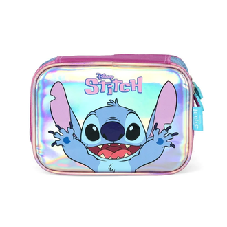 ESTOJO ESCOLAR BOX STITCH - EI42414SC - METALIZAD - ROXO - UN - LUXCEL