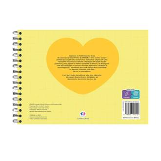 LIVRO DE COLORIR CUTE AND CAZY - YELLOW - UN - CIRANDA CULTURAL