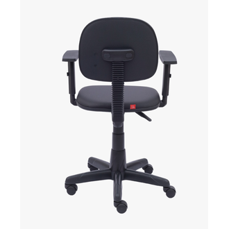 CADEIRA ESCRITORIO GIRATORIA SECRETARIA CONFORT - PRETO - UN - AMERICANFER