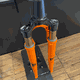 Garfo de Suspensão Fox Kashima Original 32 Para Gravel Laranja 40mm 2025 - 2