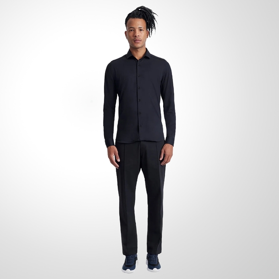CAMISA ARAMIS MASCULINA SLIM ANATOMICA R+ LISA PRETA