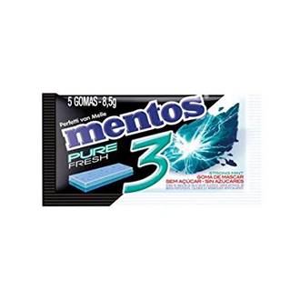 CHICLE MENTOS PURE FRESH 3+ 8,5G - STRONG MINT - UN - PERFETTI VAN MELLE