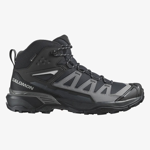 BOTA X ULTRA 360 MIG GTX FEMININO SALOMON PRETO/CINZA