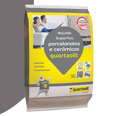 REJUNTE PORCELANATOS QUARTZOLIT PRETO GRAFITE 5.0KG