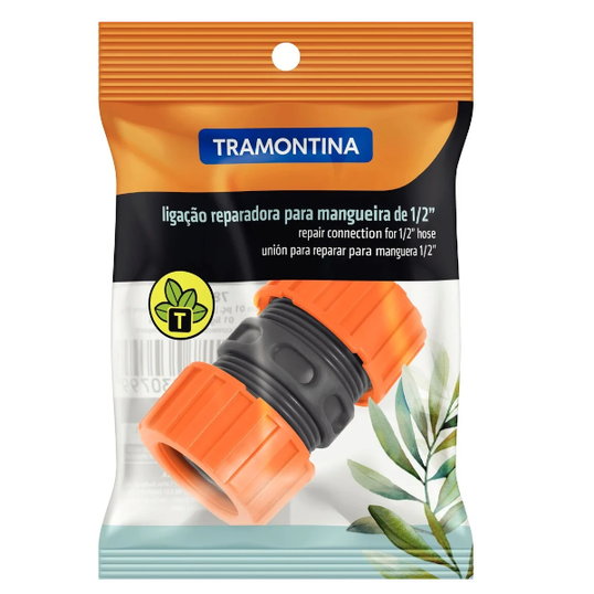 LIGAÇÃO REPARADORA PARA MANGUEIRA DE 1/2 TRAMONTINA REF. 78510/000