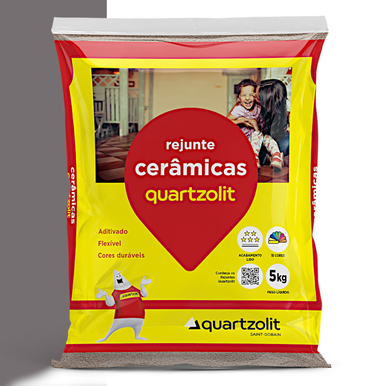 REJUNTE CERÂMICAS QUARTZOLIT PRETO GRAFITE 5.0KG