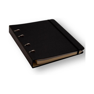 CADERNO ARGOLADO CLASSICA 17X24 / PRETO - UN - CICERO