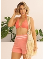 SAÍDA DE PRAIA SHORT LINHO SALMÃO COLEÇÃO VIBES - 1