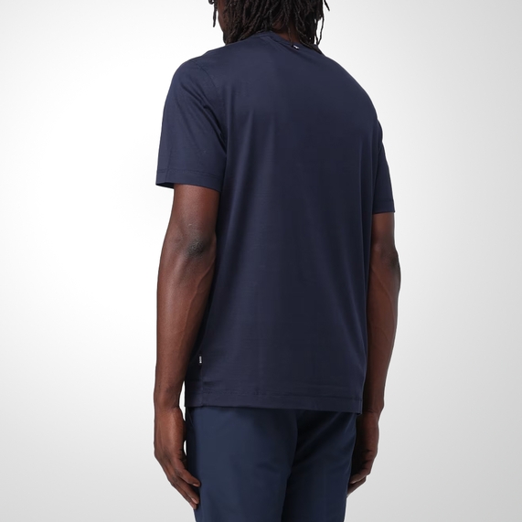 CAMISETA MASCULINA THOMPSON LYOCELL MARINHO BOSS