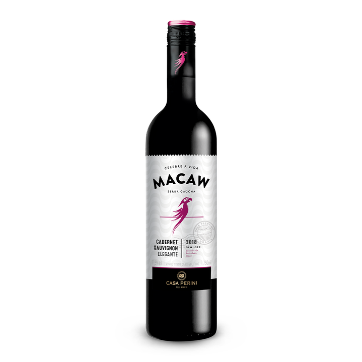 VINHO TINTO DEMI-SEC CABERNET SAUVIGNON (750ML)-MACAW