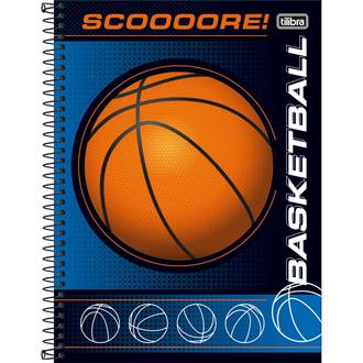 CADERNO UNIV CAPA DURA 10X1 160FLS - SCORE - PCT 4 - TILIBRA