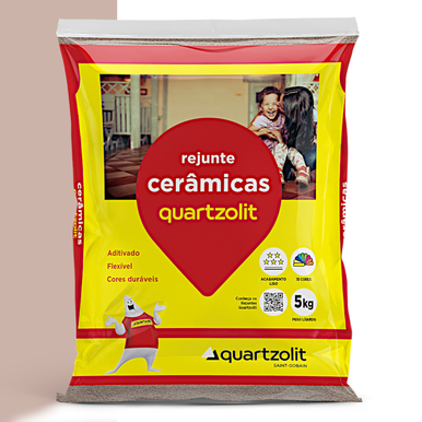 REJUNTE CERÂMICAS QUARTZOLIT MARROM TABACO 5.0KG