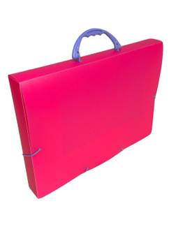 MALETA C/ALCA ELASTICO OFICIO FULL COLOR - 2164 - ROSA PINK - PCT 5 - DELLO