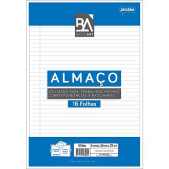 PAPEL ALMACO PAUTADO C/16FL  - UN - JANDAIA