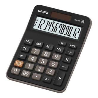 CALCULADORA MESA 12 DIG MX12B - PRETO - UN - CASIO