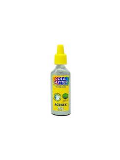 COLA COLORIDA C/GLITER 23G - PRATA - UN - ACRILEX
