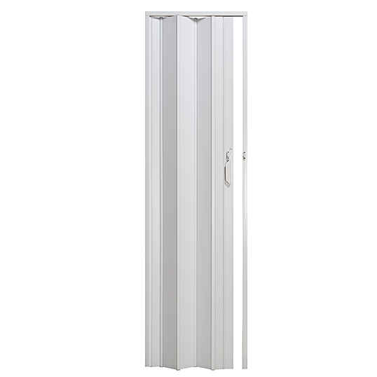PORTA SANFONADA EM PVC AUCTI BRANCO 2,10x0,90m
