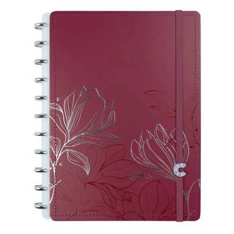 CADERNO INTELIGENTE GRANDE CIGD4380 - CHERRY - UN - CADERNO INTELIGENTE