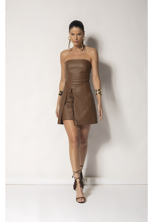 Vestido Yasmin Marrom