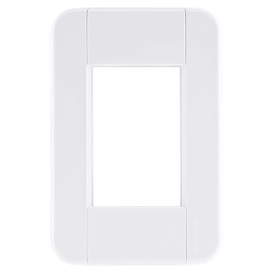 PLACA TRAMONTINA LINHA TABLET 4X2 3 POSTOS VERTICAIS BRANCO