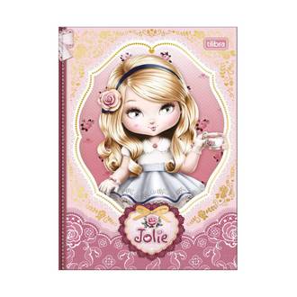 CADERNO COLEGIAL COSTURADO 160FLS - 383902 - JOLIE - PCT 4 - TILIBRA