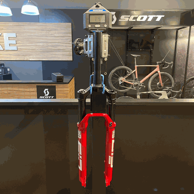 Garfo de Suspensão RockShox Sid Ultimate 120mm Vermelha com Trava no Guidão