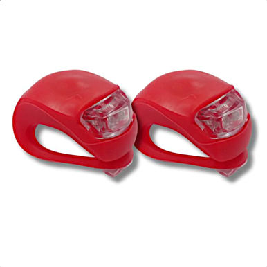 LANTERNA DE SILICONE PARA BICICLETA STARFER TRASEIRA