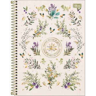 CADERNO UNIV CAPA DURA 1X1 80FLS - NATURALIS - PCT 4 - TILIBRA