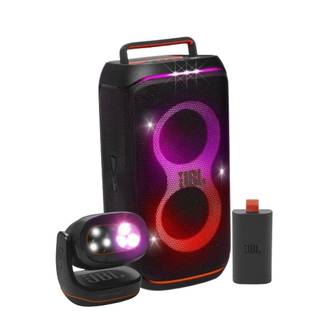 CAIXA DE SOM CLUB120 (9754) + BATERIA 200 + PARTYLIGTH BEAM - PRETO - UN - JBL