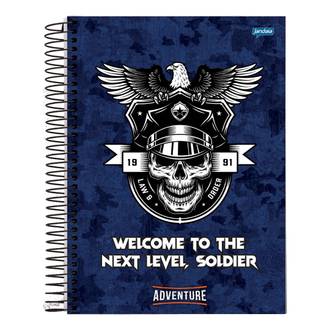 CADERNO UNIV CAPA DURA 15X1 240FLS - ADVENTURE - PCT 2 - JANDAIA