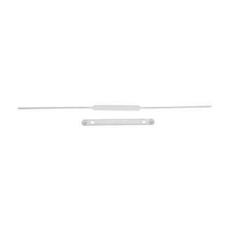GRAMPO TRILHO PLASTICO C/50 - 0301 - BRANCO - UN - DELLO
