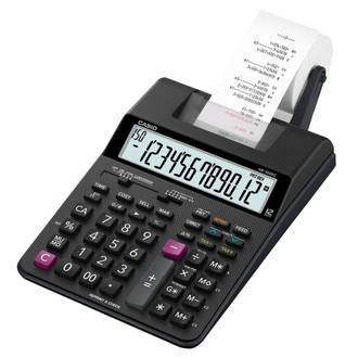CALCULADORA MESA C/BOB 12 DIG HR100RC - PRETO - UN - CASIO