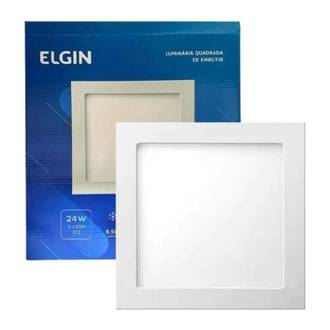 LUMINARIA EMBUTIR QUADRADO 24W 48D24WEQB000 - 6500K - BRANCA - UN - ELGIN