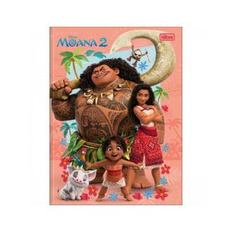 CADERNO BROCHURAO CAPA DURA 80FLS - MOANA - UN - TILIBRA