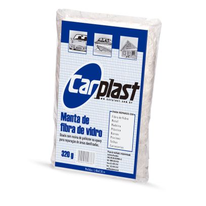 MANTA FIBRA DE VIDRO 320g CARPLAST CA049 MAXI RUBBER
