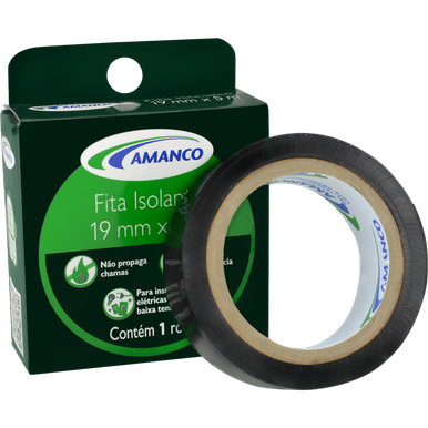 FITA ISOLANTE 19MM X 20M AMANCO